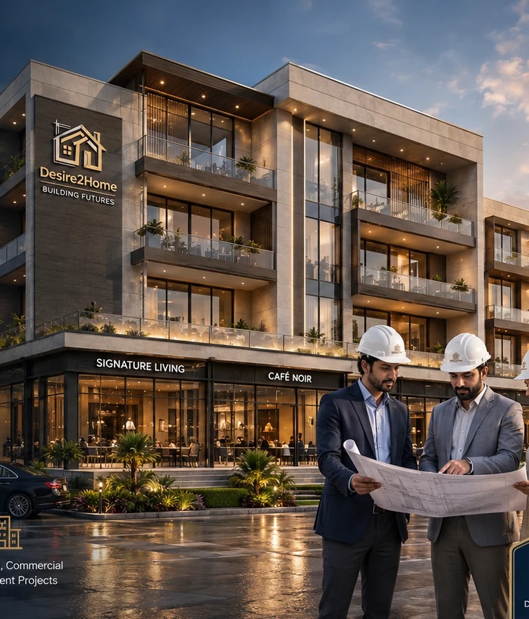 Skyline Mixed-Use Building by Desire2Home